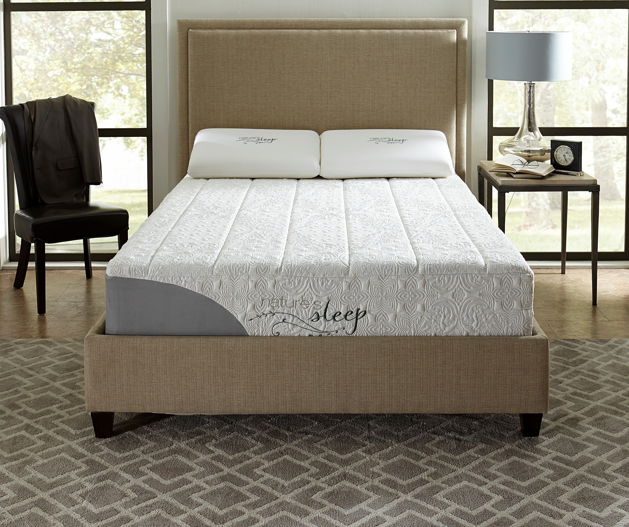 12" Gel Memory Foam Queen Plush Mattress from Nature's Sleep (12P4550