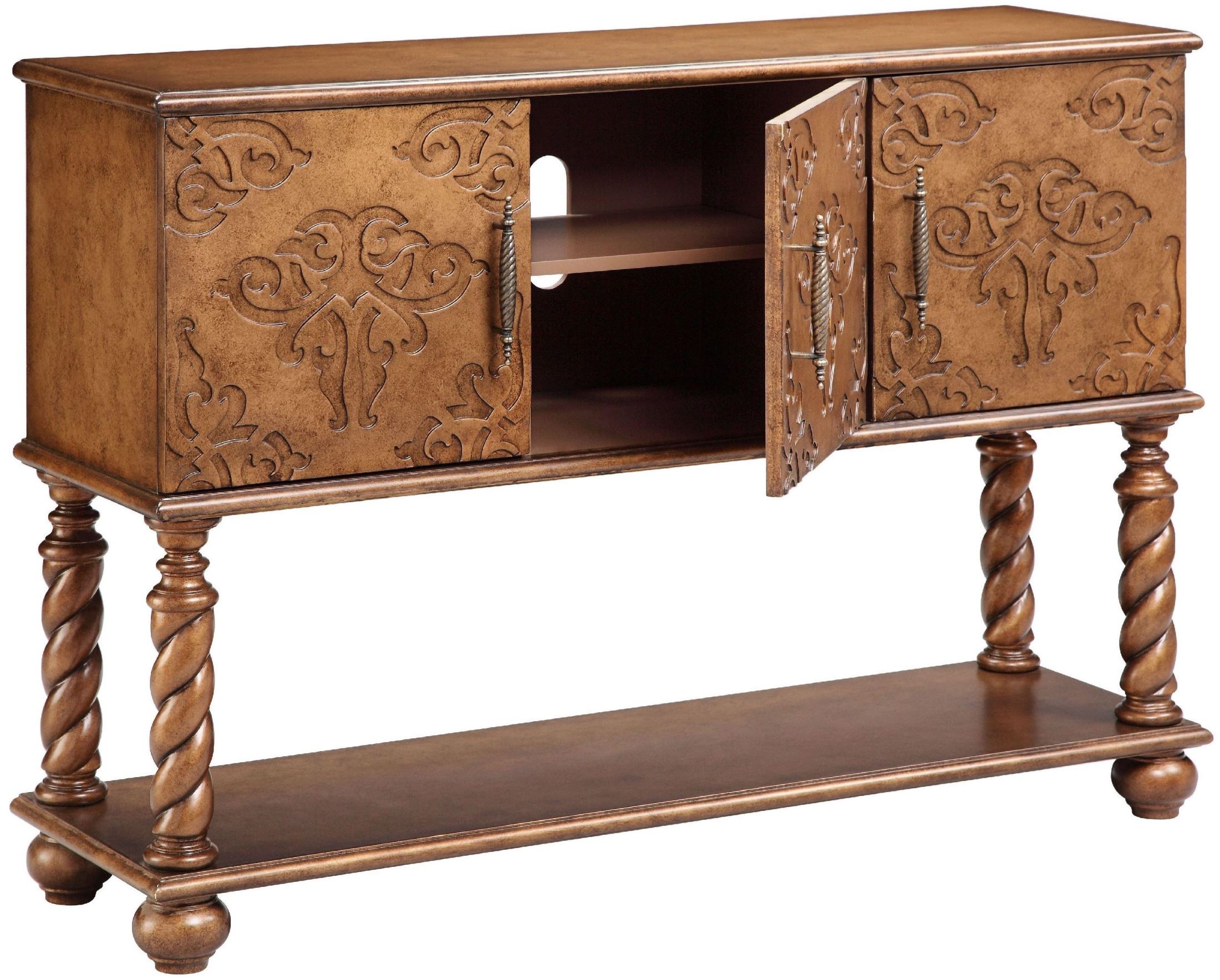 Corvallis Warm Brown Three Door Accent from Steinworld (13191