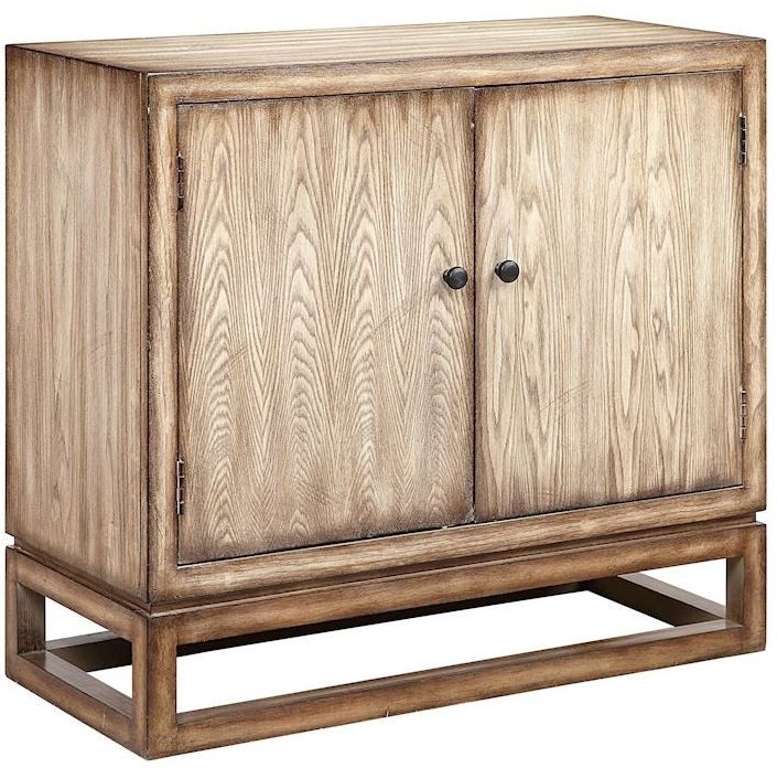 Gary Light Oak 2 Door Accent 13498, Stein World