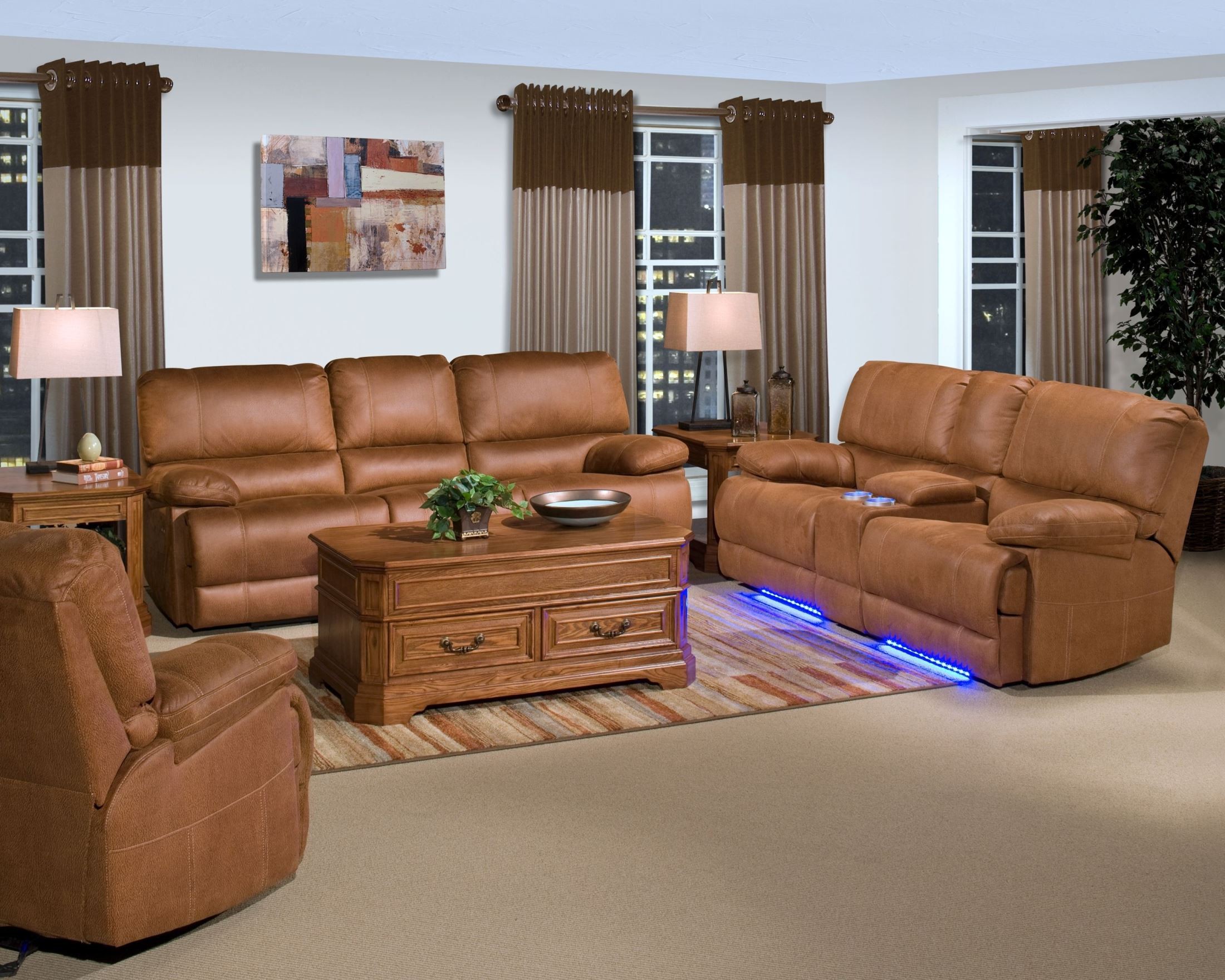 power reclining living room sets