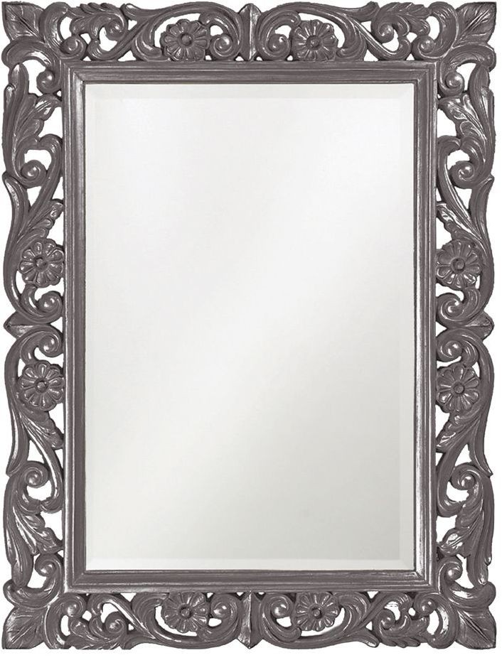 Chateau Charcoal Gray Mirror, 2113CH, Howard Elliot