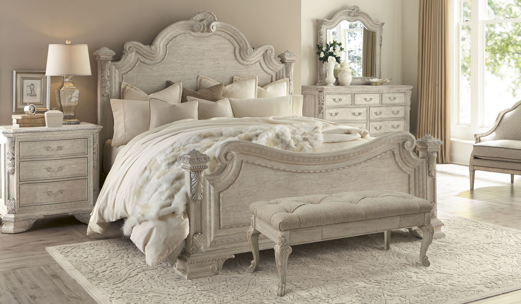Renaissance Dove Grey Estate Bedroom Set from ART (2431552617