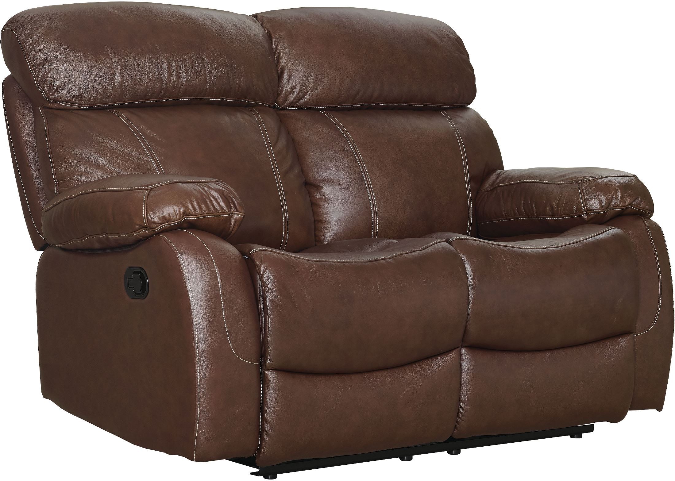 Woodsway Brown Reclining Loveseat