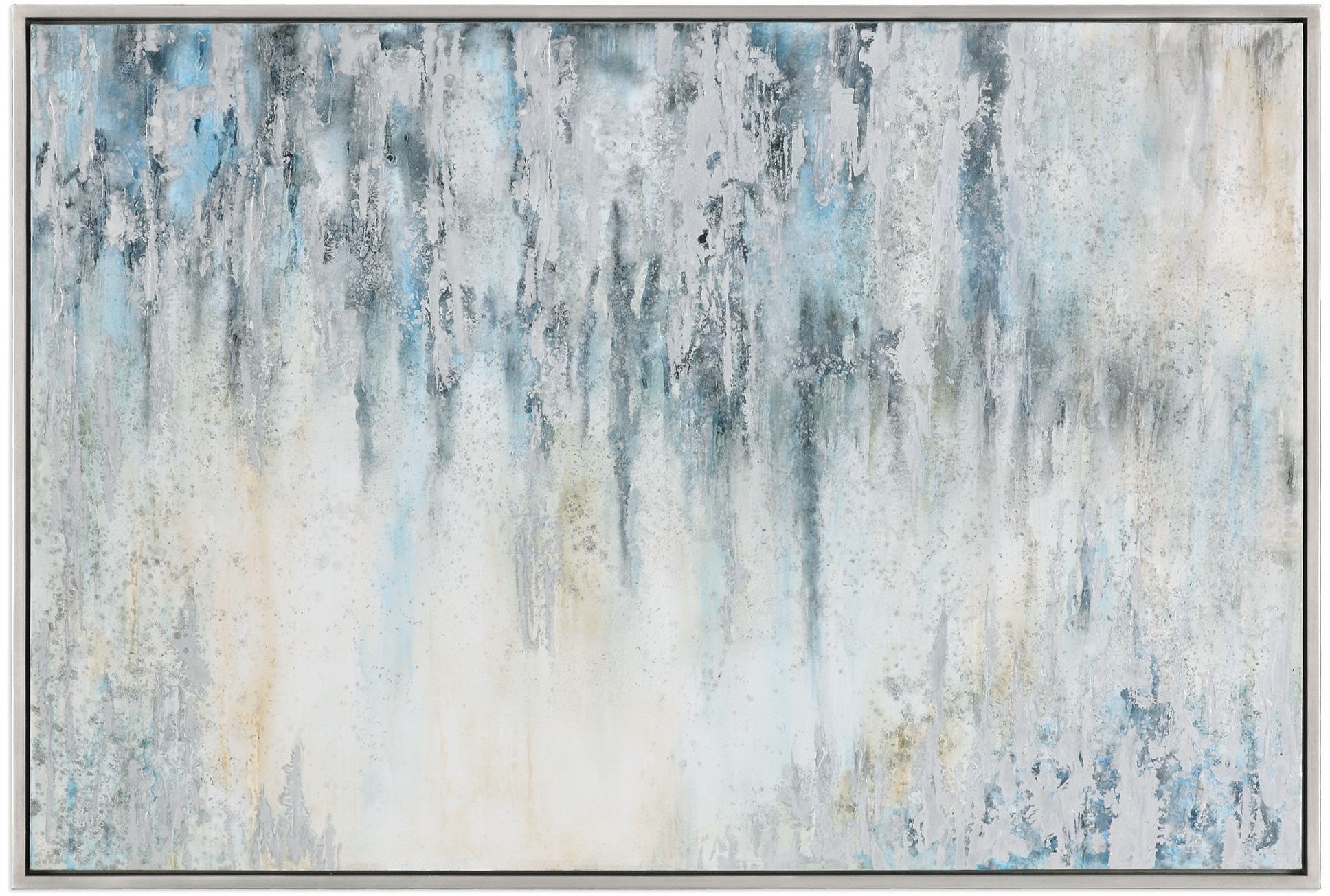 Overcast Silver Abstract Art, 35354, Uttermost