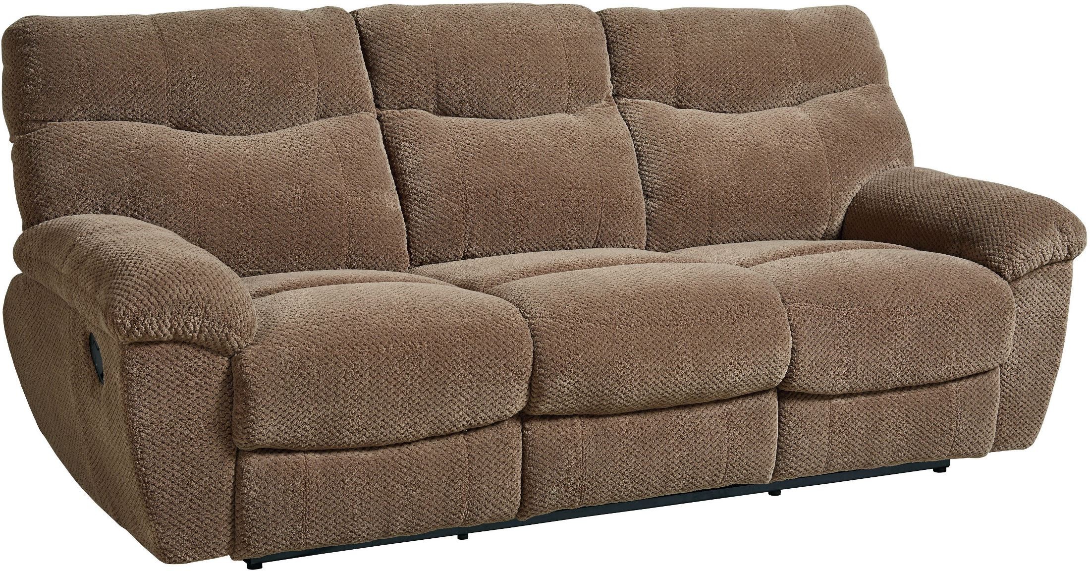 Escapade Taupe Brown Reclining Sofa, 4012391, Standard Furniture
