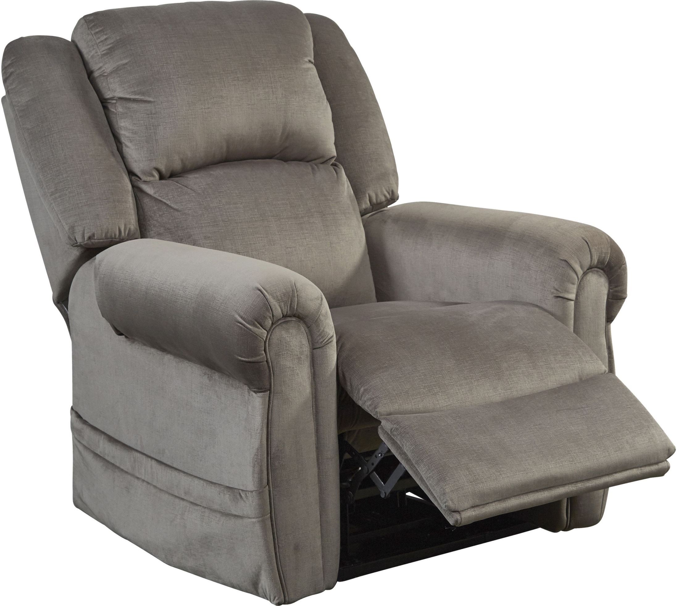 Spencer Pewter Power Lift Lay Flat Recliner, 4859190328, Catnapper