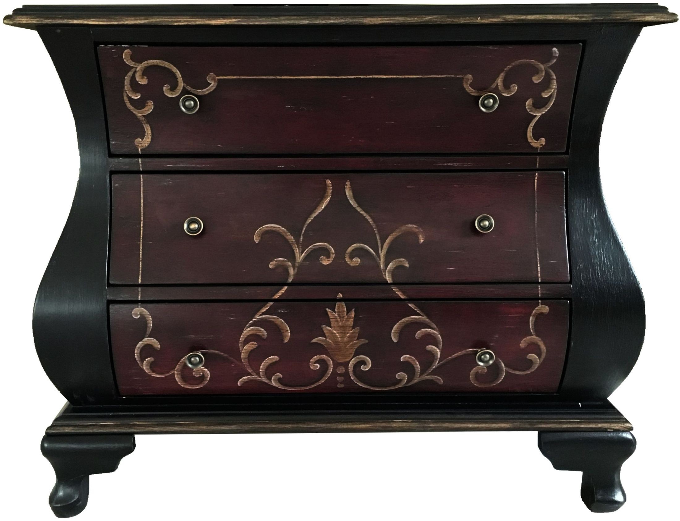 Bombay Black Accent Chest, DSD018001, Pulaski
