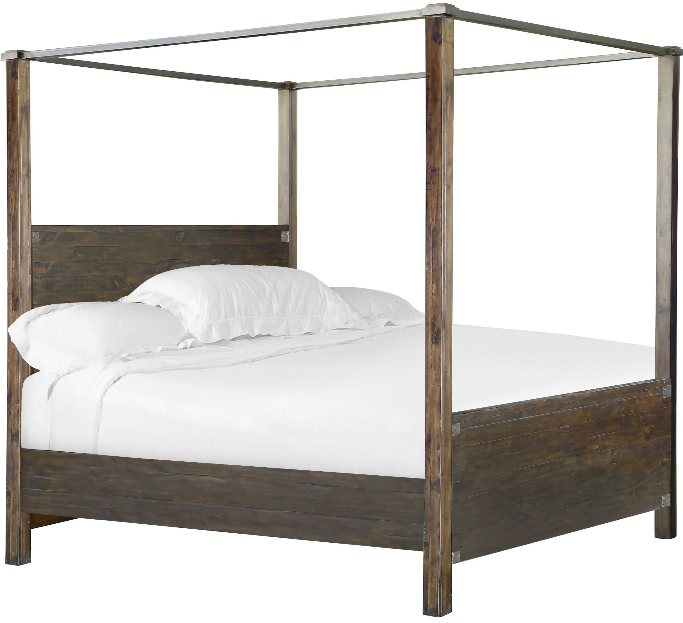 Pine Hill Rustic Pine Cal. King Poster Bed from Magnussen Home (B3561