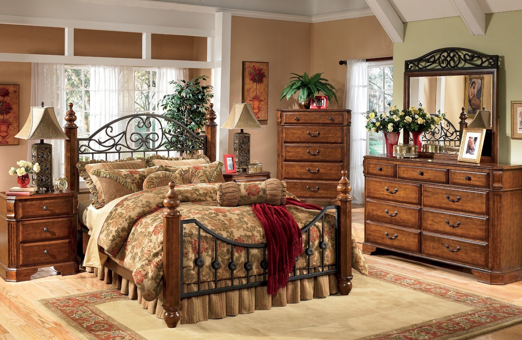 Wyatt Poster Bedroom Set from Ashley (B429) Coleman Furniture