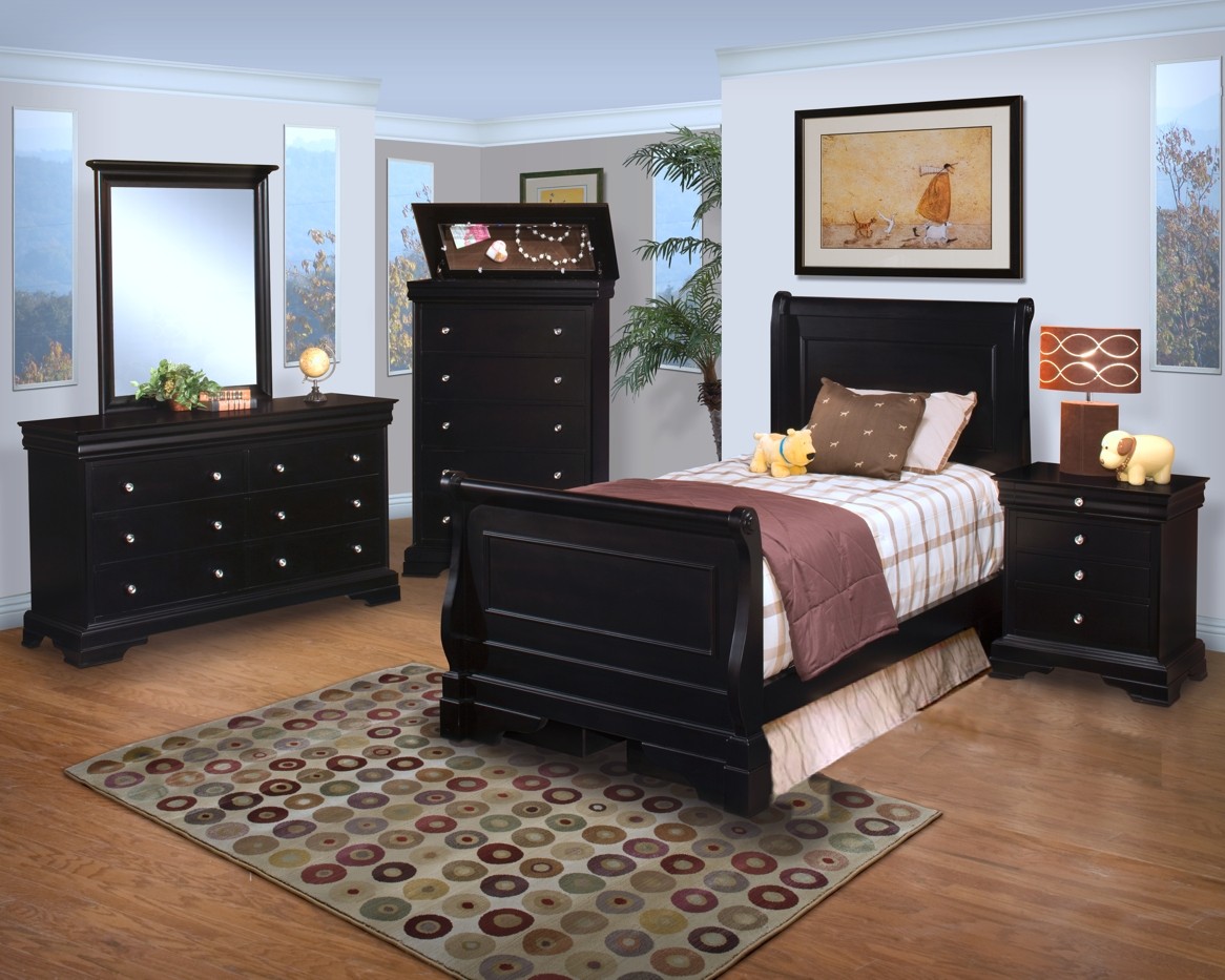 belle rose black cherry youth sleigh bedroom set from new belle rose black cherry youth sleigh bedroom set from new