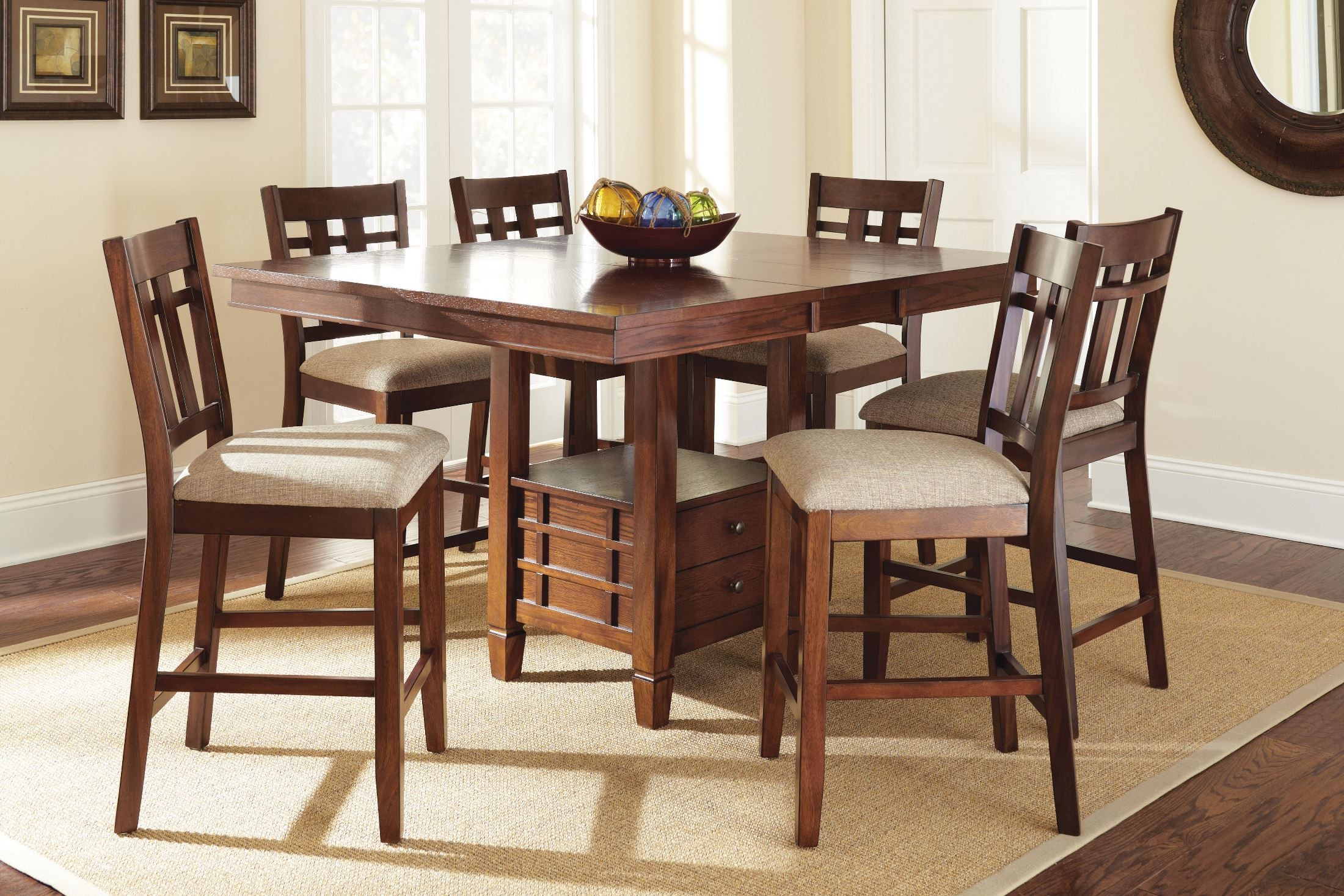 couner height kitchen table square expandable