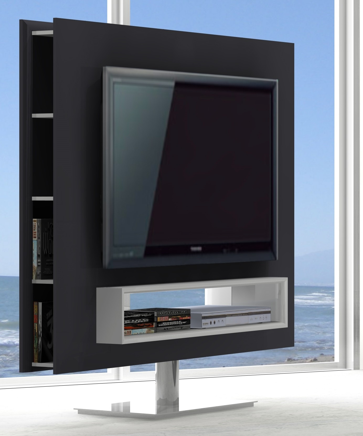 Braga Swivel TV Unit from J&M (1797411) Coleman Furniture