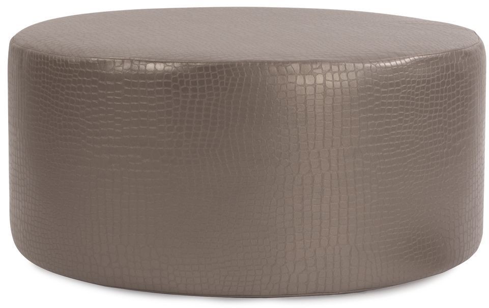 Gator Pewter Universal Round Ottoman Cover, C132470, Howard Elliot