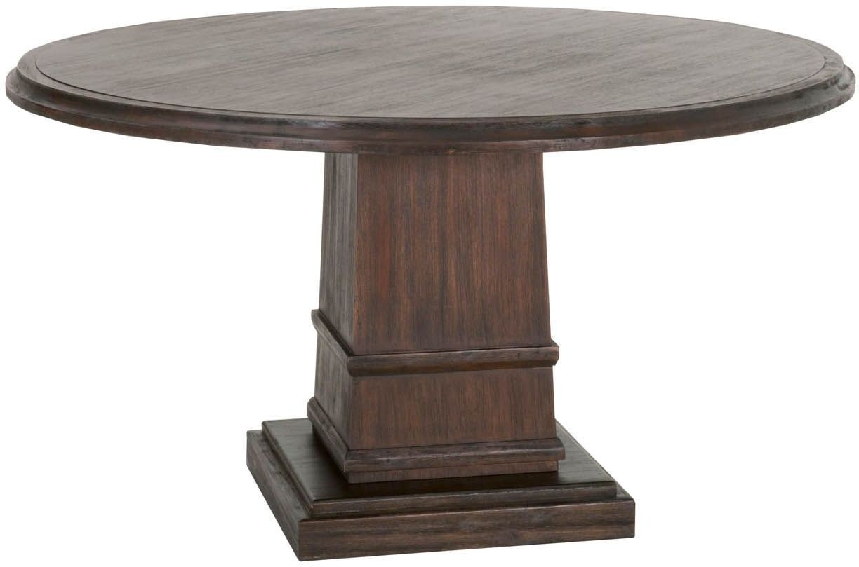 Hudson Rustic Java 54" Round Dining Table, 6036.RJAV ...