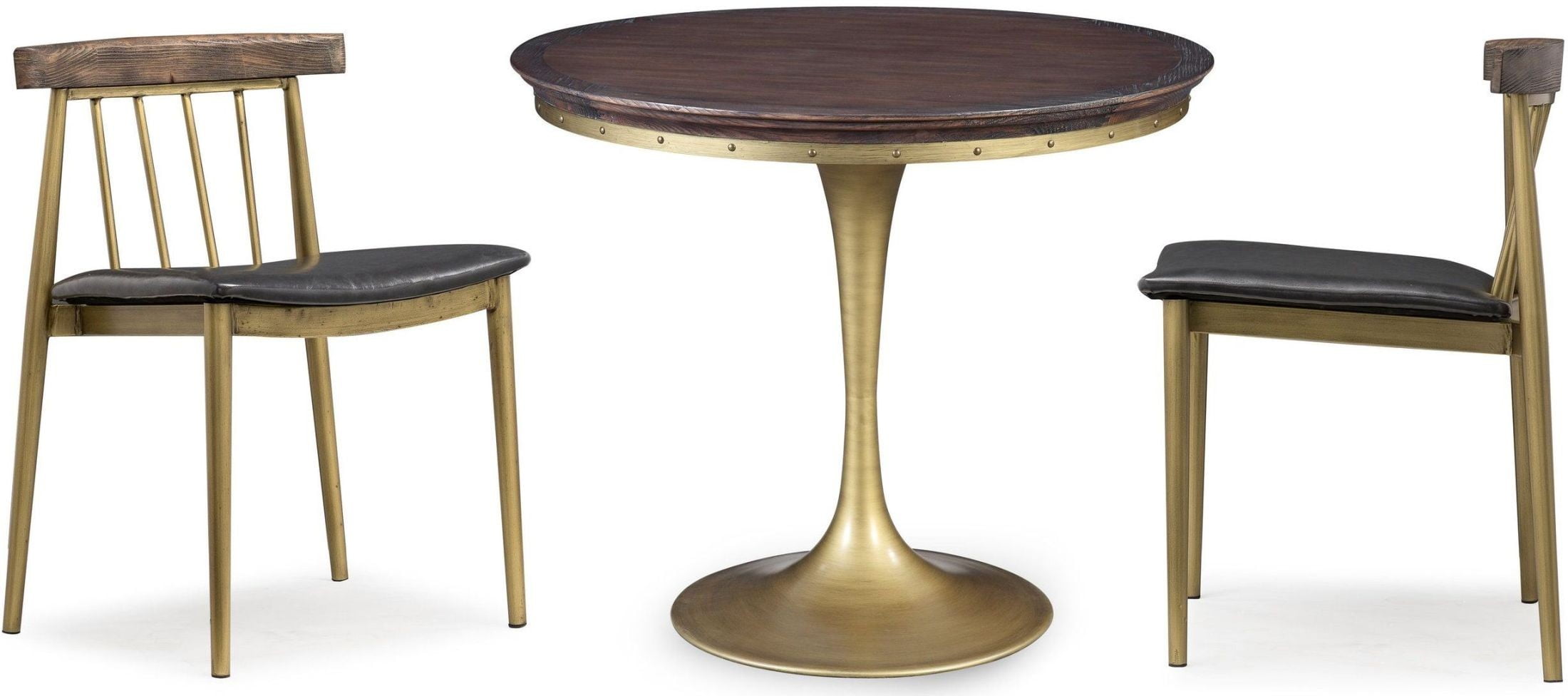 Alfie Pine Round Dining Table, G5454, TOV Furniture