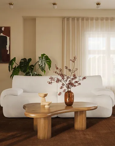 Coleman Furniture customer enjoying their beautifully furnished living room since 1999