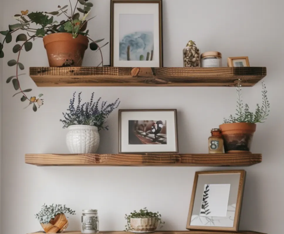 Floating shelves