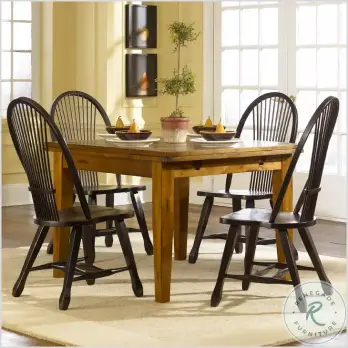 Treasures Rustic Oak Extendable Dining Table