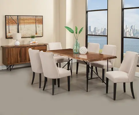 Industrial dining table