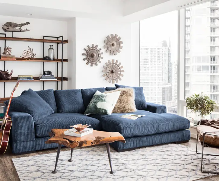 How to arrange sectional couch
