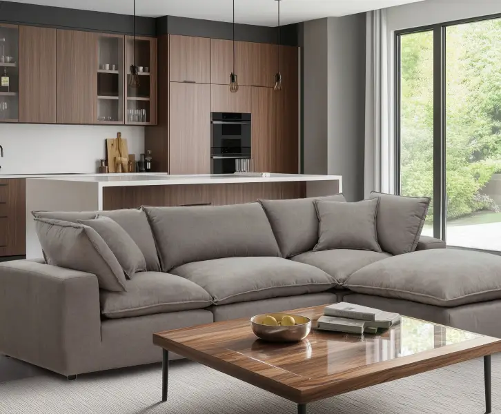 How to arrange sectional couch