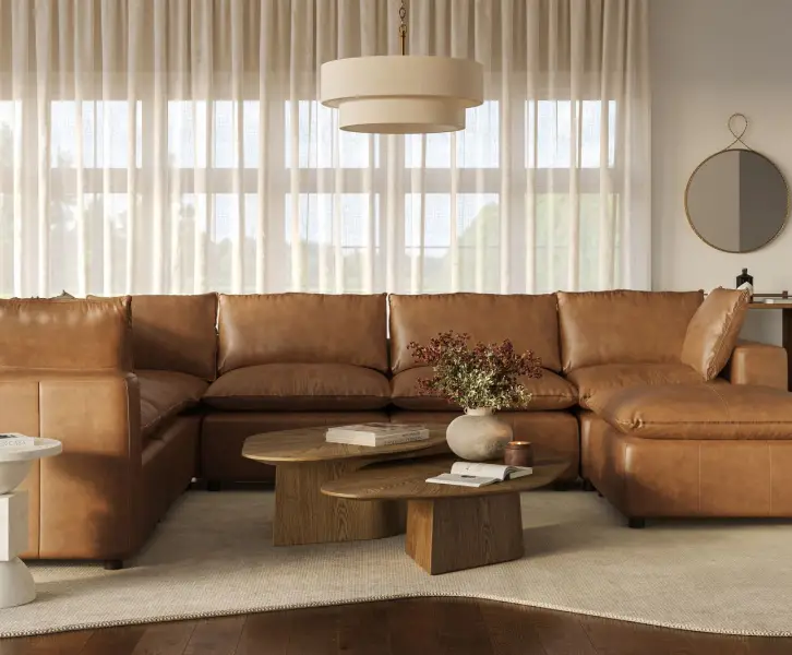 How to arrange sectional couch