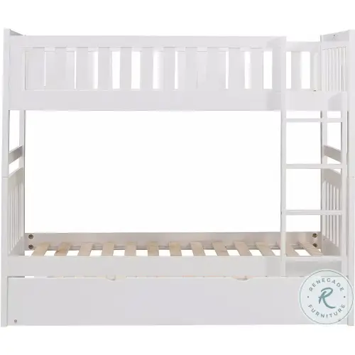 Galen White Youth Bunk Bedroom Set with Youth Trundle