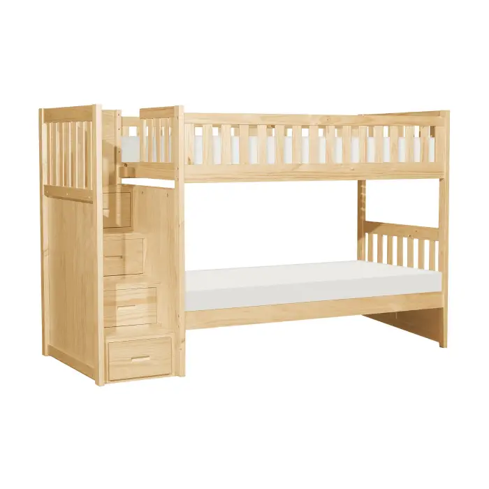 Twin-over-twin bunk bed