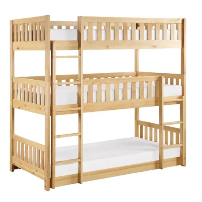 Triple bunk bed