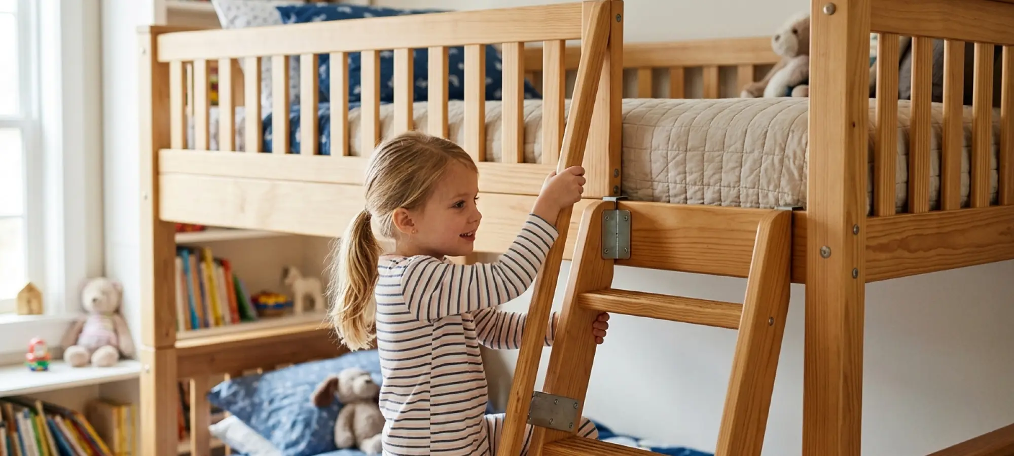 Bunk bed safety features