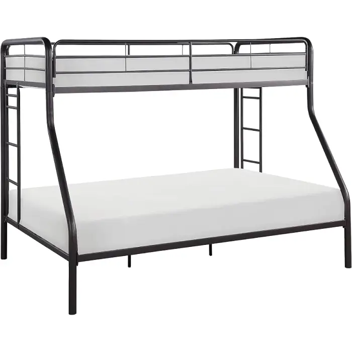 Metal frame bunk bed