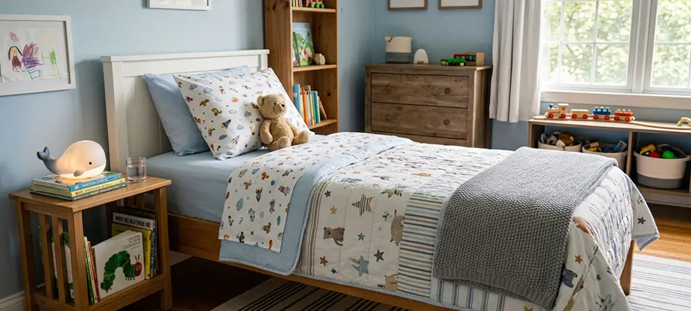Kids bed mattress fit and support