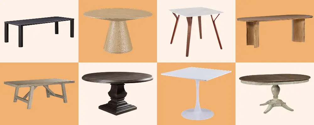 Rectangular kitchen table