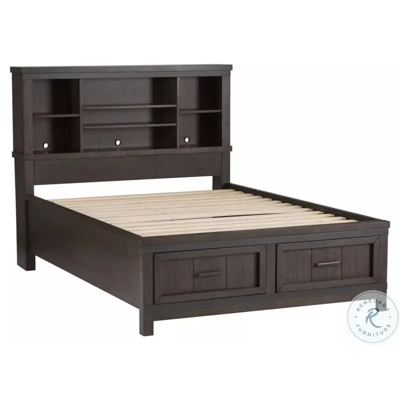 Thornwood Hills Bookcase Storage Bed