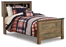 Bookcase storage bed