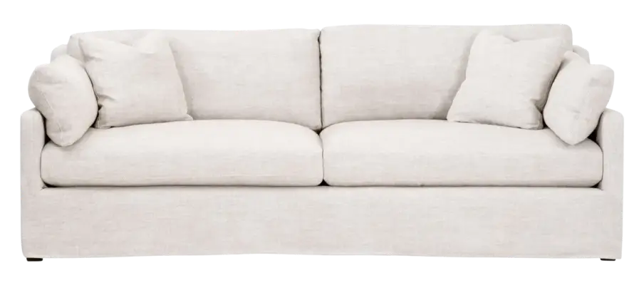 Lena Bisque Slipcover Sofa