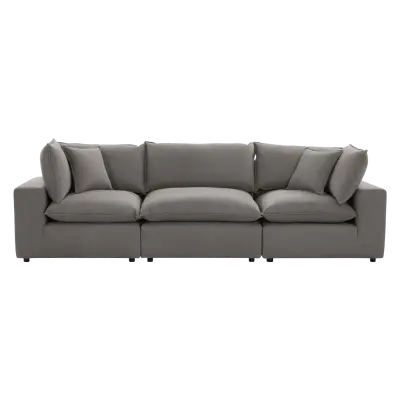 Cali Pearl Performance Fabric Modular Sofa