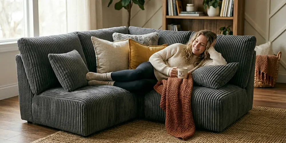 Boneless couch comfort and support