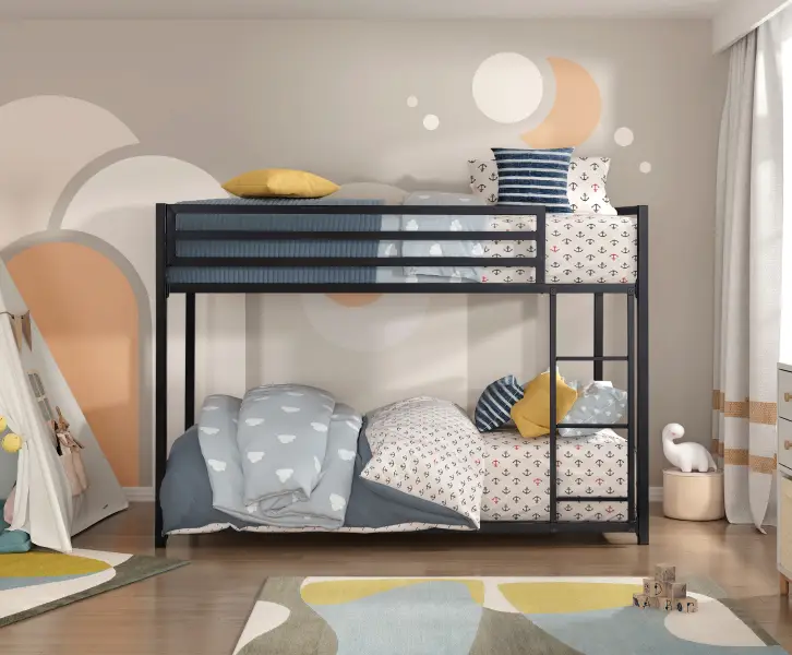 Painted murals bunk bed