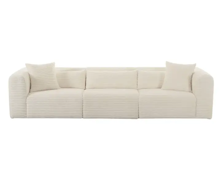 Oversized sofas for deep lounging
