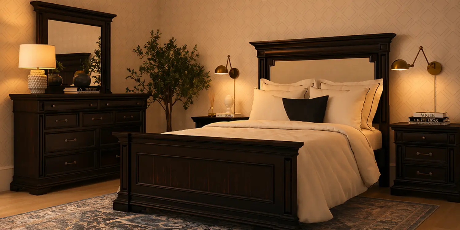 Use warm low lighting to set the mood