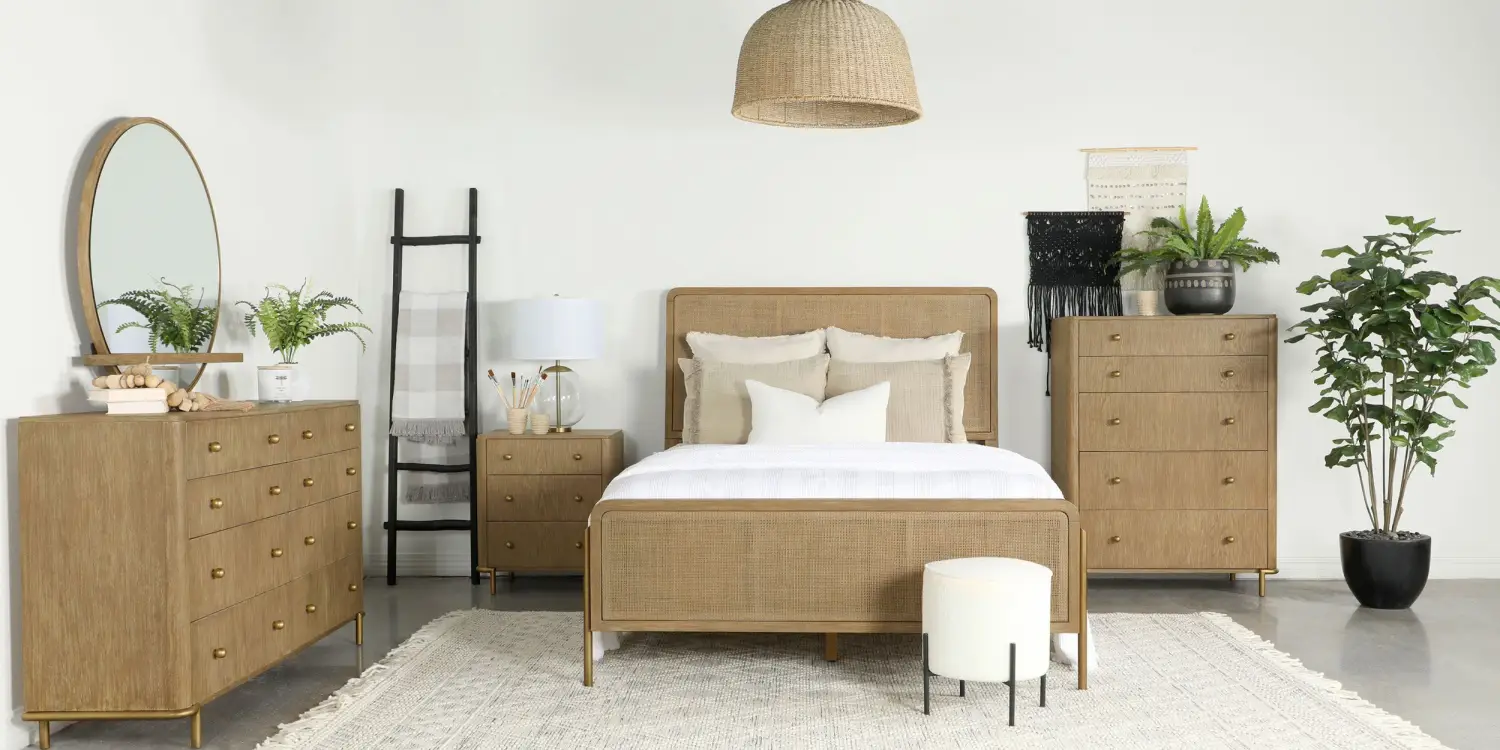 Add personal touches and greenery to complete the space