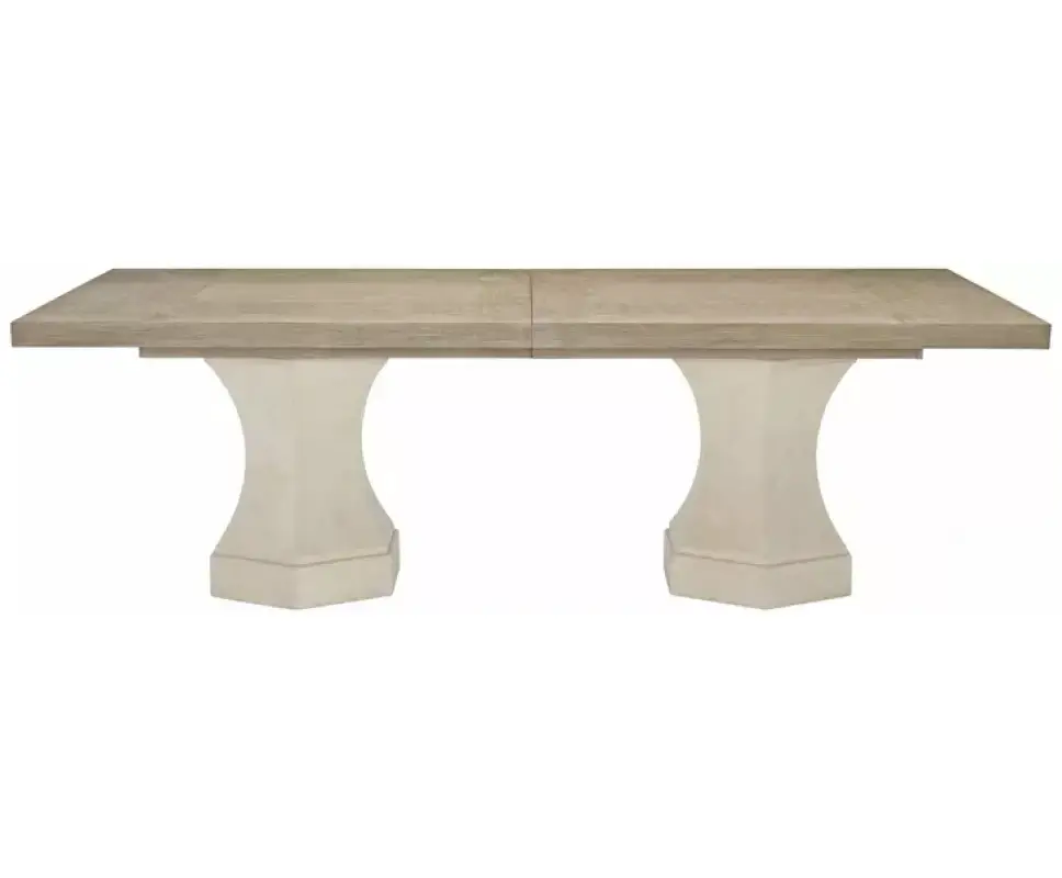 Santa Barbara Sandstone & Textured Cameo Rectangular Extendable Table