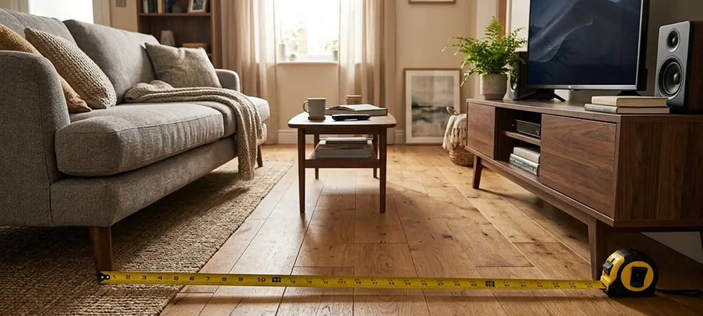 Determining the right couch-to-TV distance