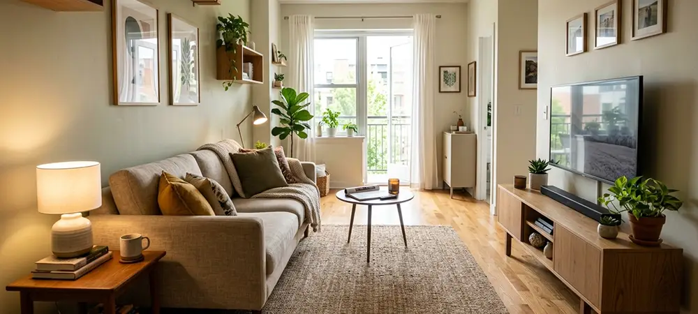 Room layout and furniture arrangement