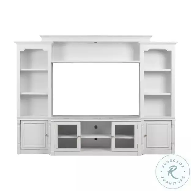Virginia White Entertainment Center for TVs up to 65 inches