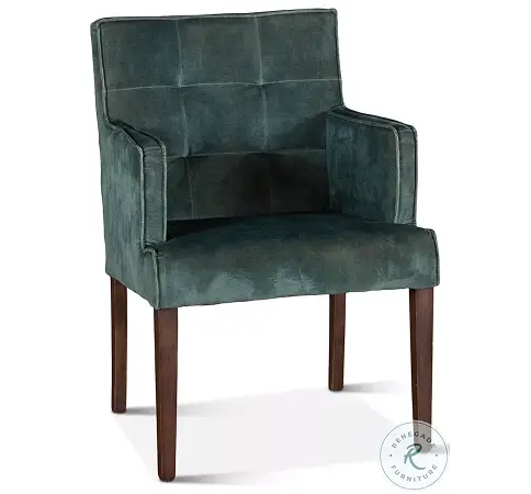 Bold accent chair in a family room