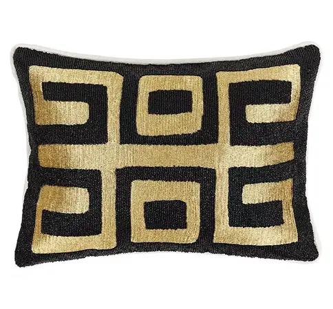 Accent pillows adding color to a family room sofa