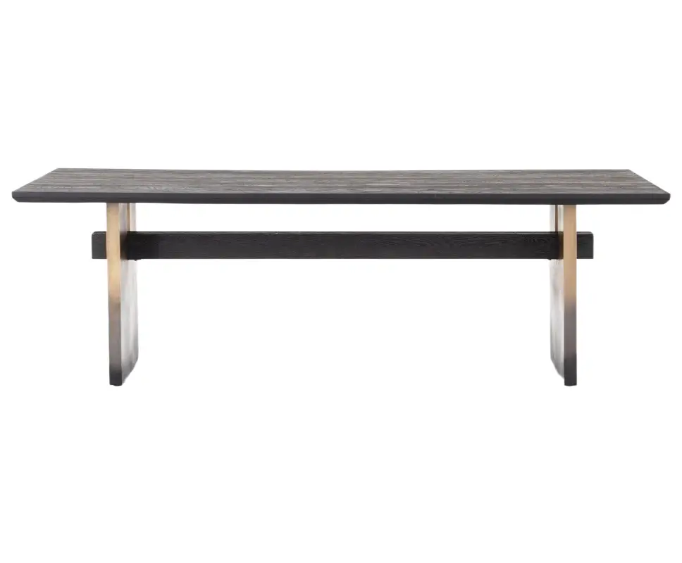 Brennan Worn Black Dining Table