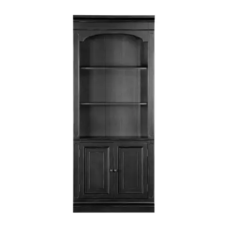 Roanoke Black Bookcase